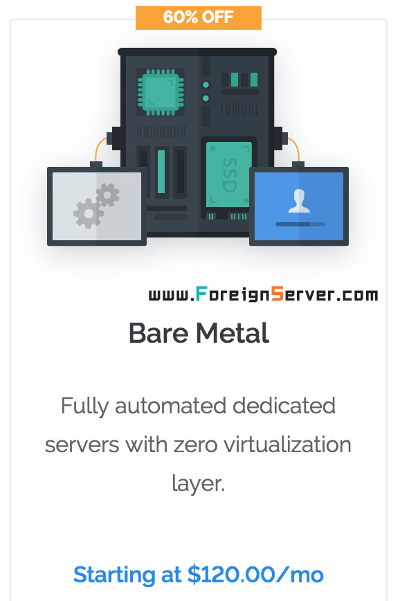 Vultr Bare Metal 60%OFF