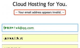 注册Linode提示“Your email address appears invalid”如何解决？