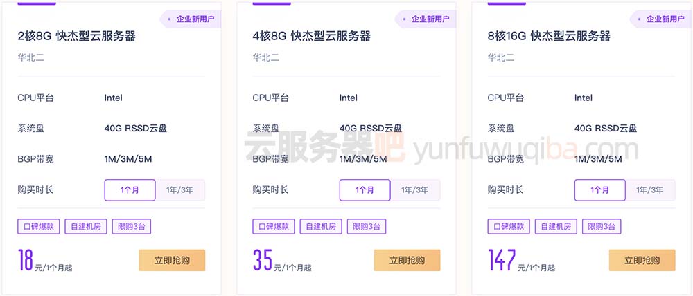 UCloud云服务器优惠价格表