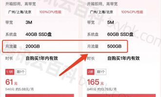 腾讯云轻量服务器限制流量吗？月流量限制说明