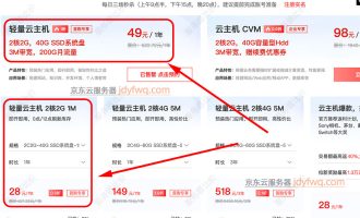 2025年京东云服务器怎么样？值得买吗？2核2G才28元一年