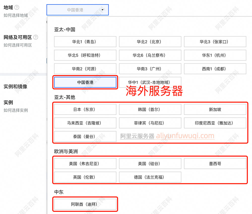 阿里云海外云服务器ECS