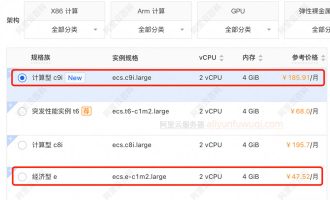阿里云服务器ECS的计费项包括哪些？一张图看懂