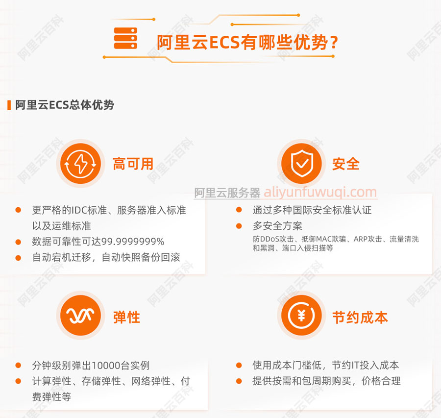 阿里云服务器ECS优势