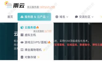 雨云服务器官网rainyun.net【雨云】新一代云服务提供商