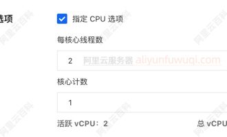 阿里云服务器指定CPU选项是什么意思？