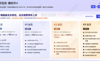 2025腾讯云双十一优惠活动：老用户VIP会员券免费领取，续费3.5折